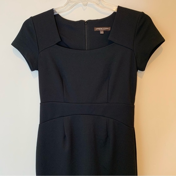 Adrienne Vittadini, black cocktail dress, size 6P - Picture 1 of 8